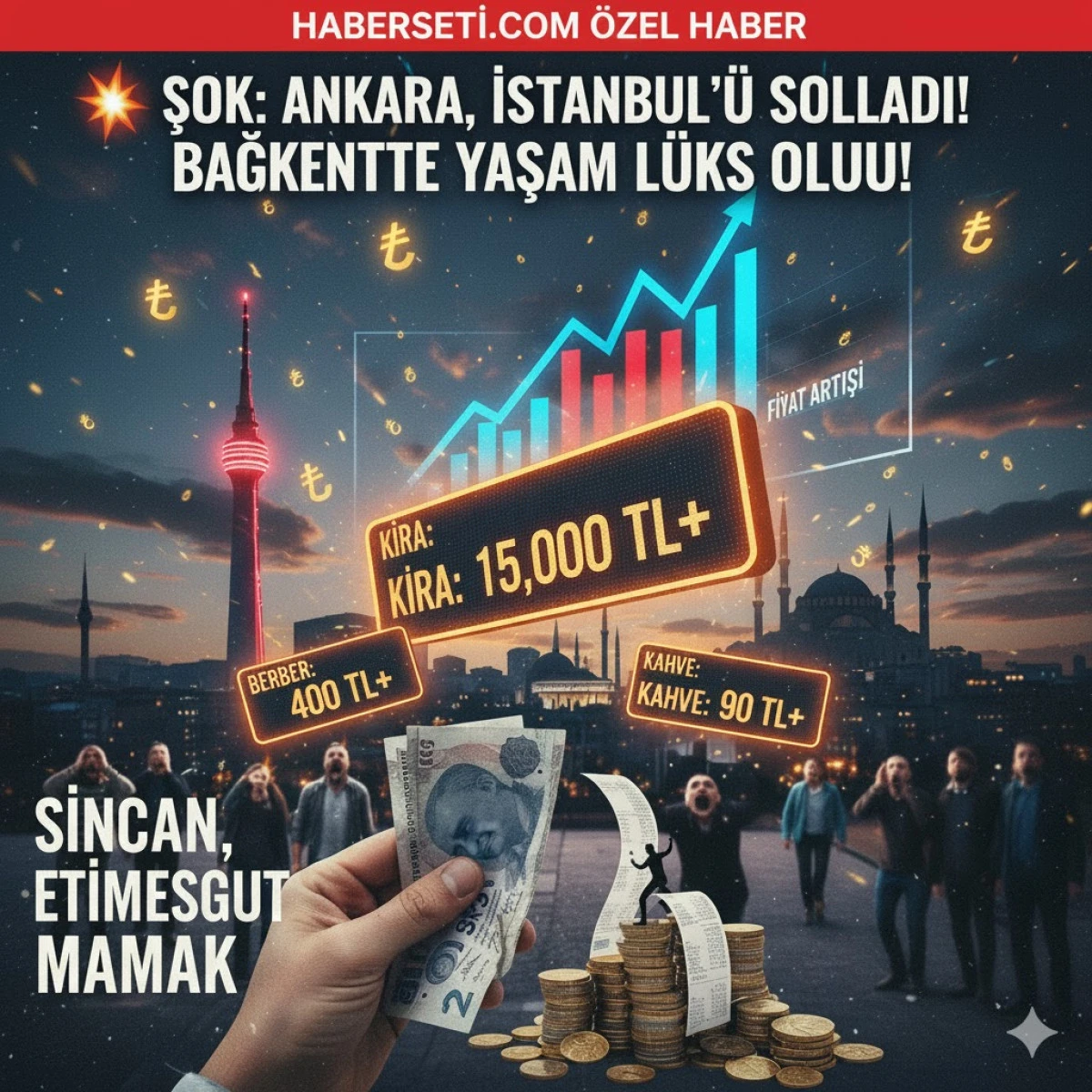 MEMUR KENTİ ANKARA'DA VATANDAŞA BÜYÜK KAZIK.!
